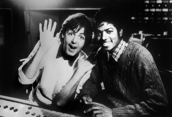 Пол Маккартни и Майкл Джексон. 1983 год