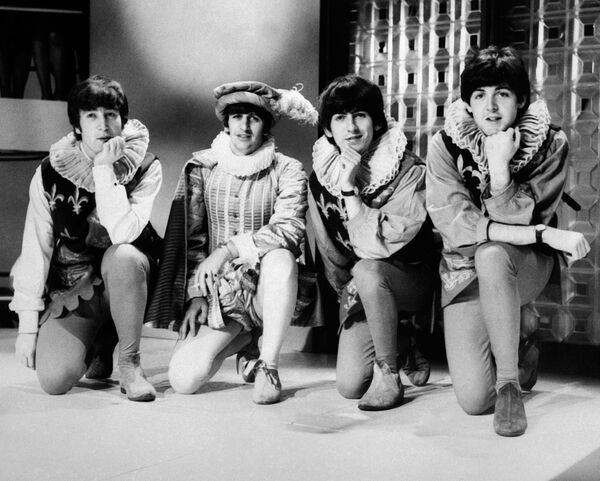 Британская группа The Beatles в Лондоне. 1964 год 