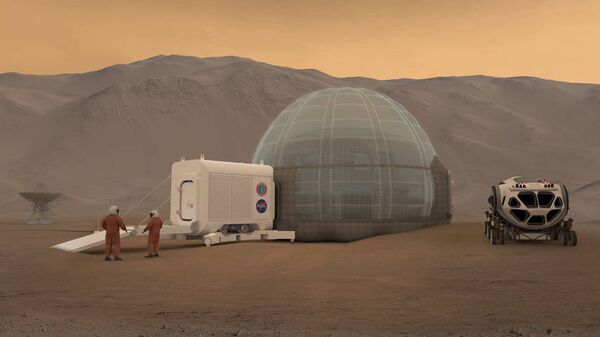 Проект возможной жизни на Марсе. Архивное фото