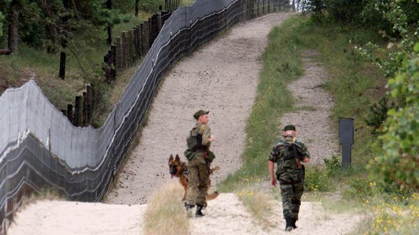 Российские пограничники . Архивное фото