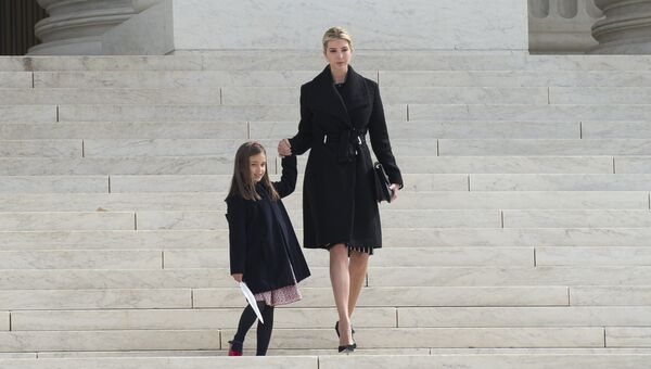 Иванка Трамп с дочерью Арабеллой