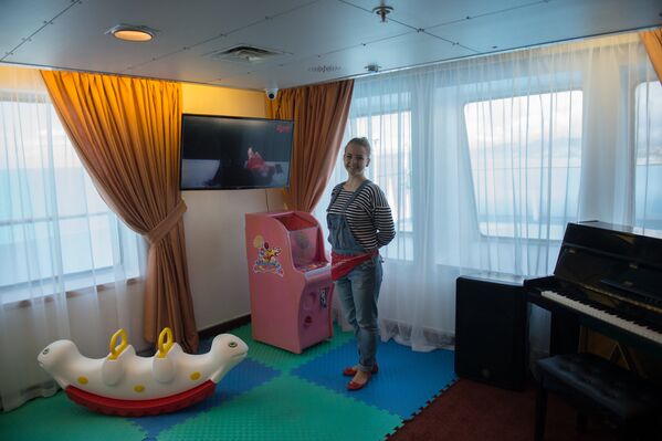 Детская игровая комната на борту круизного лайнера Князь Владимир