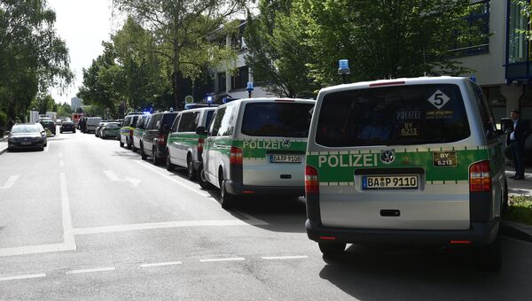 Полицейские машины в Германии. Архивное фото