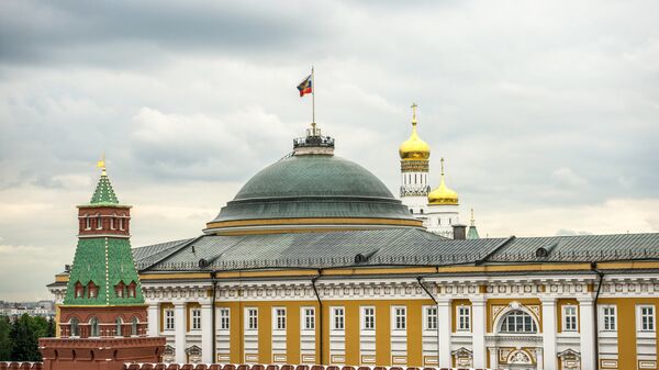 Вид на кремль в Москве. Архивное фото