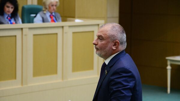 Андрей Клишас на заседании Совета Федерации РФ. Архивное фото