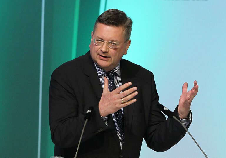 Президент Футбольного союза Германии Райнхард Гриндель