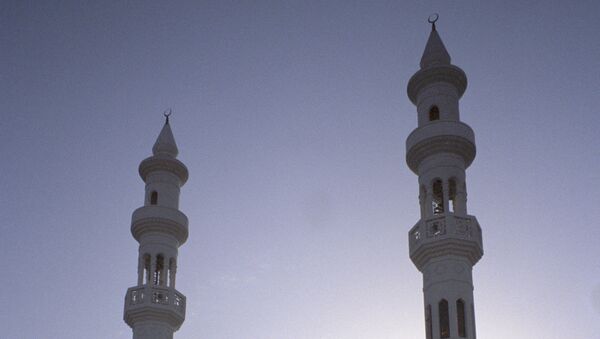 Одна из мечетей города Абу-Даби