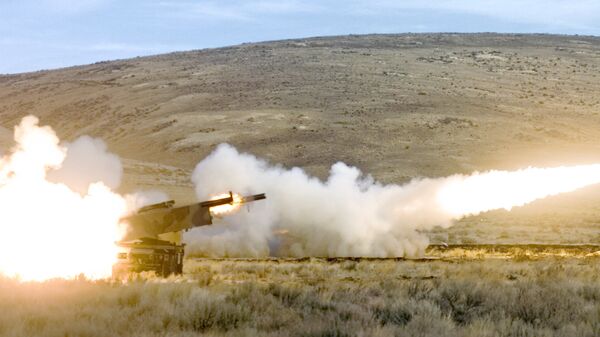 Американская высокомобильная ракетно-артиллерийская система оперативно-тактического назначения HIMARS. Архивное фото