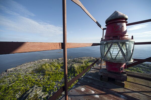 На самом верху маяка, остров Соммерс