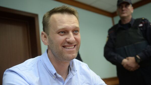 Алексей Навальный в Мосгорсуде. Архивное фото
