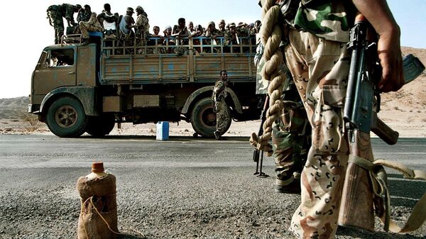 Солдаты армии Эритреи