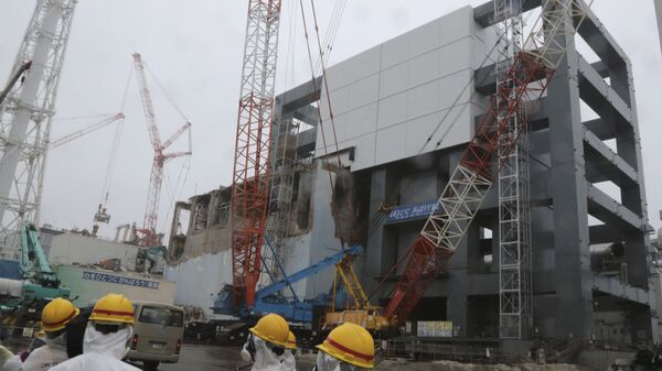 Работы по ликвидации последствий аварии на АЭС Фукусима-1 в Окуме, Япония