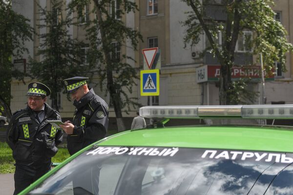Работа экипажа дорожного патруля ЦОДД Работа экипажа дорожного патруля ЦОДД