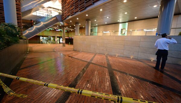 Взрыв в торговом центре Centro Andino в Боготе. 18.06.2017
