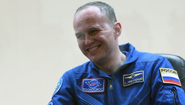 Космонавт-испытатель Сергей Рязанский. Архивное фото