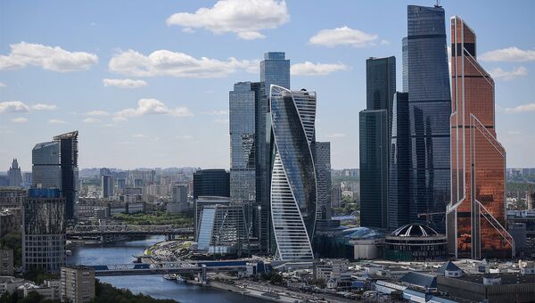 Вид на международный деловой центр Москва-Сити. Архивное фото