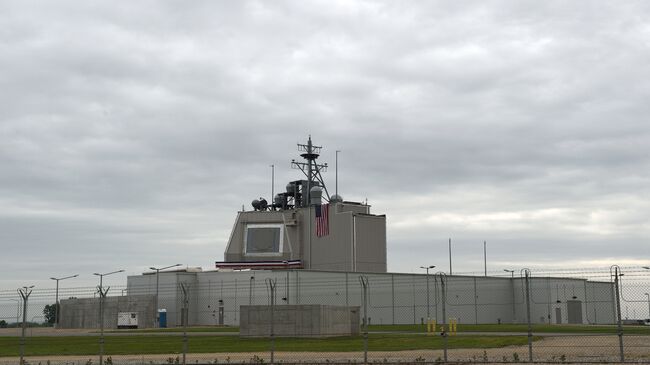 Американская наземная система противоракетной обороны Aegis Ashore на военной базе в Девеселу, Румыния