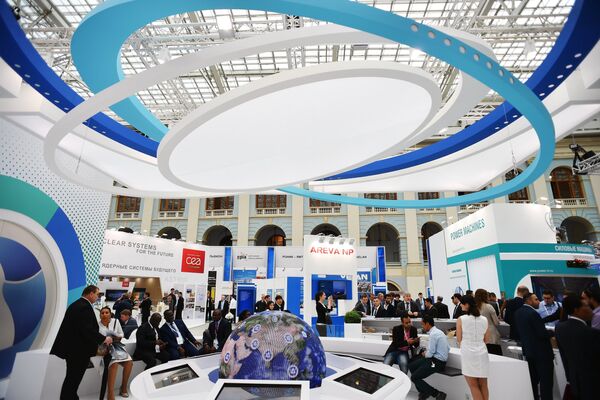 На IX Международном форуме Атомэкспо в Москве. 19 июня 2017