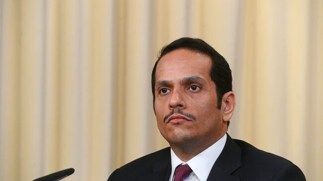 Министр иностранных дел Катара Мухаммед Аль Тани. Архивное фото