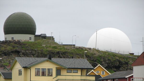 Радар Globus II, расположенный на территории норвежского города Вардё 