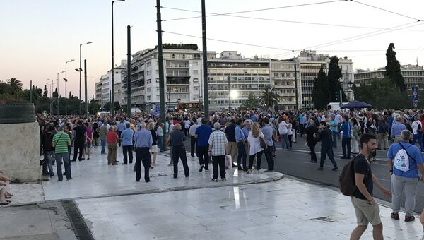 Митинг в Афинах. Архивное фото