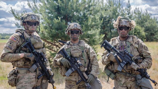 Солдаты армии США в Польше