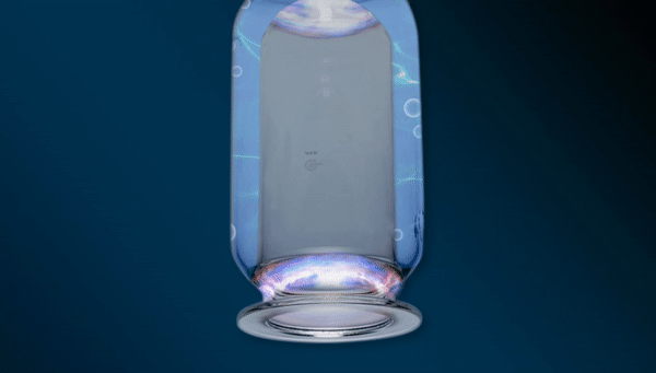 Плазменное кольцо при облучении воды лазерным пучком, сканирующим жидкость по окружности