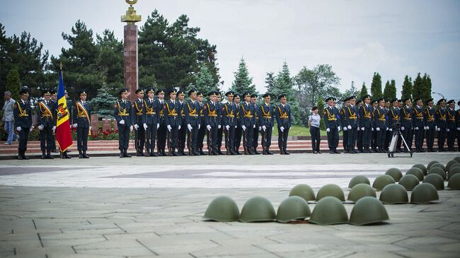 Во время церемонии перезахоронения