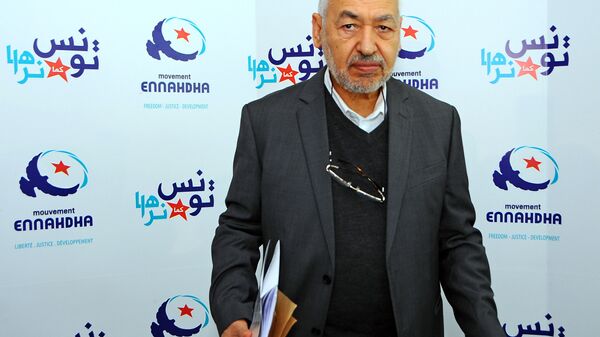 Лидер тунисской исламистской партии Ан-Нахда Рашид Ганнуши