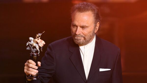 Итальянский актёр Франко Неро на церемонии открытия 39-го Московского международного кинофестиваля в Москве