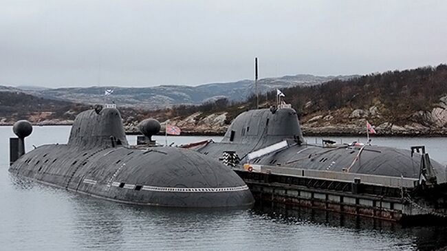 Атомная подводная лодка Обнинск. Архивное фото