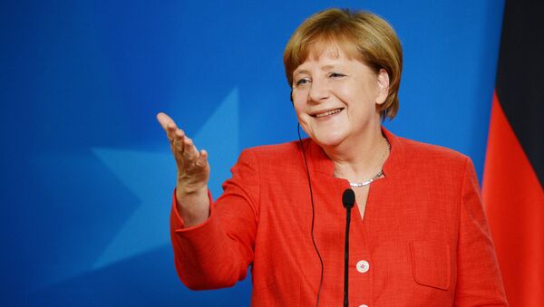 Канцлер ФРГ Ангела Меркель на саммите государств и правительств стран-участниц Европейского союза в Брюсселе. 23 июня 2017