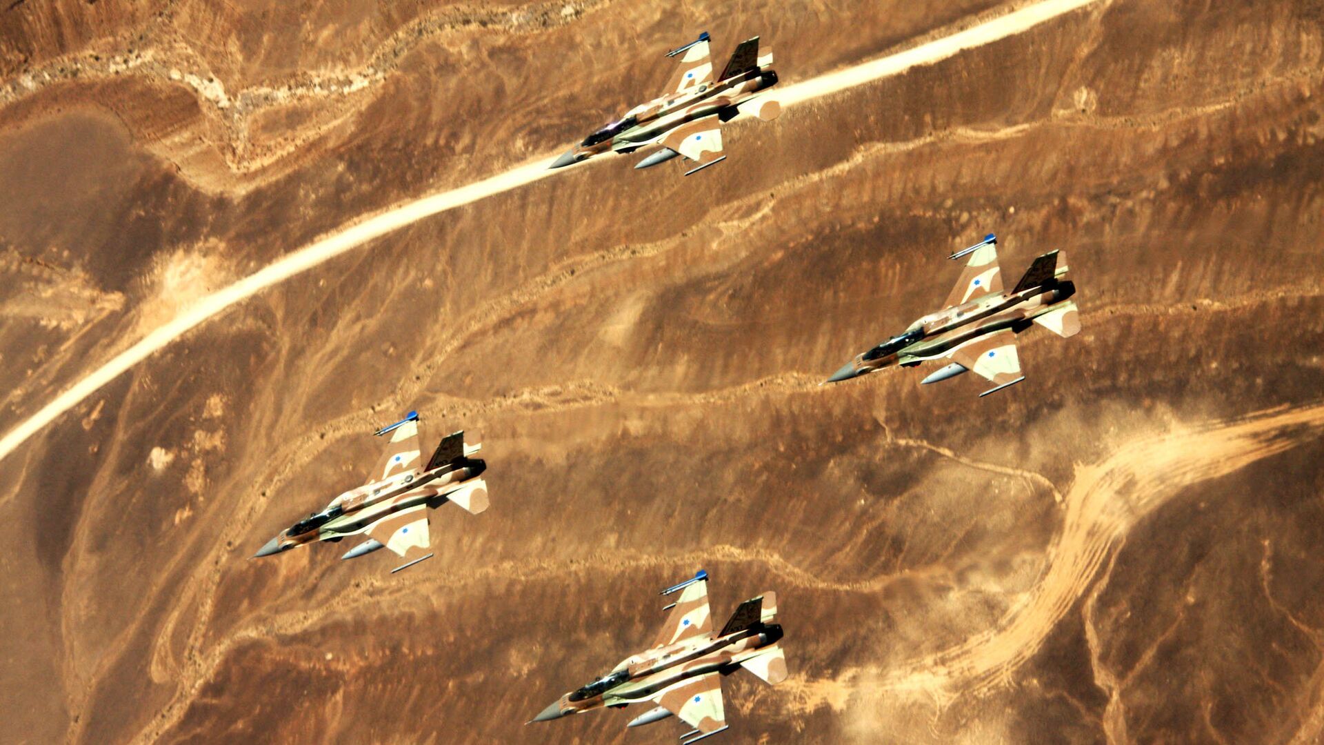 Звено истребителей F-16l Sufa ВВС Израиля - РИА Новости, 1920, 19.04.2024