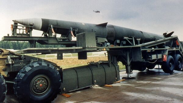 Американская баллистическая ракета средней дальности. Архивное фото
