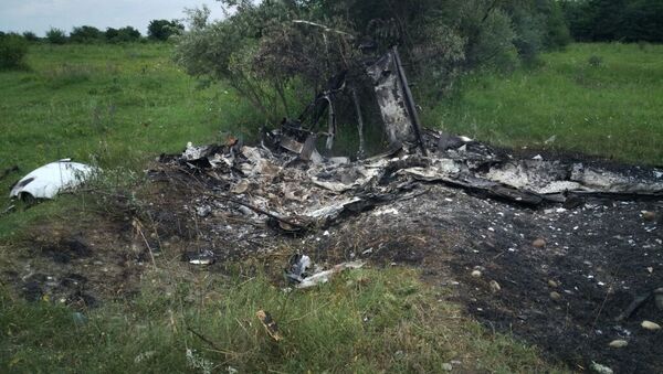 Легкомоторный самолет Сигма-4,  упавший в Кабардино-Балкарии. 25 июня 2017