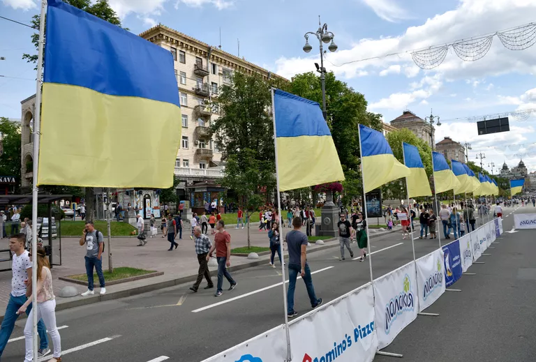 В Киеве во время празднования Дня города В Киеве во время празднования Дня города