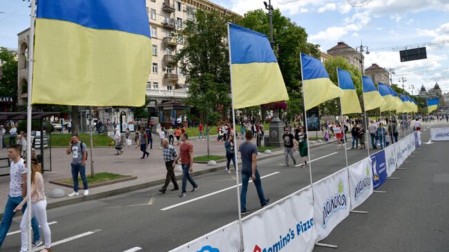 В Киеве во время празднования Дня города. Архивное фото