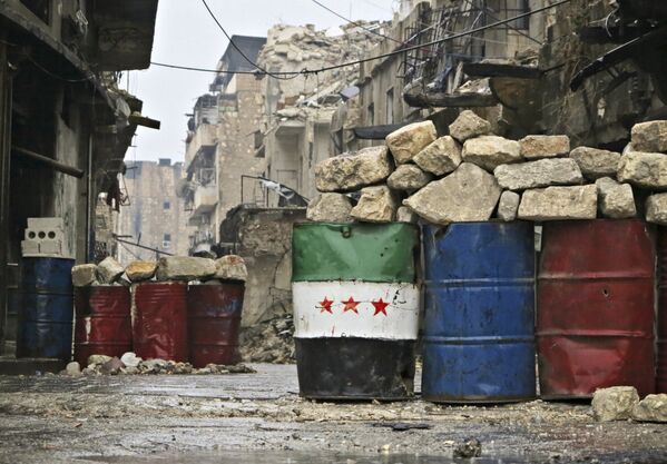 Освобожденный квартал восточного Алеппо. Сирия, 13.12.2016
