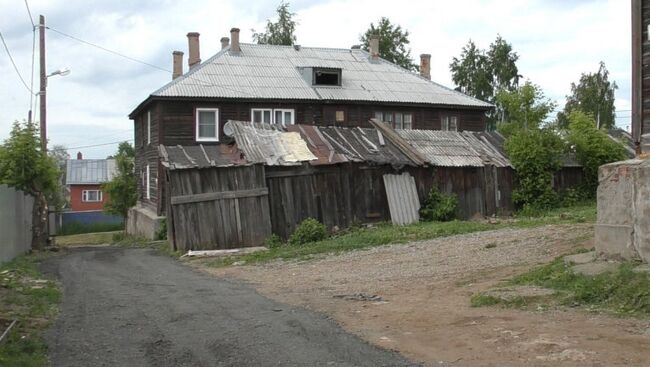 Барак на улице Чапаева в Ижевске