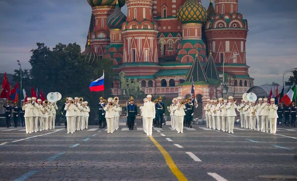 Президентский оркестр на фестивале Спасская башня Президентский оркестр на фестивале Спасская башня