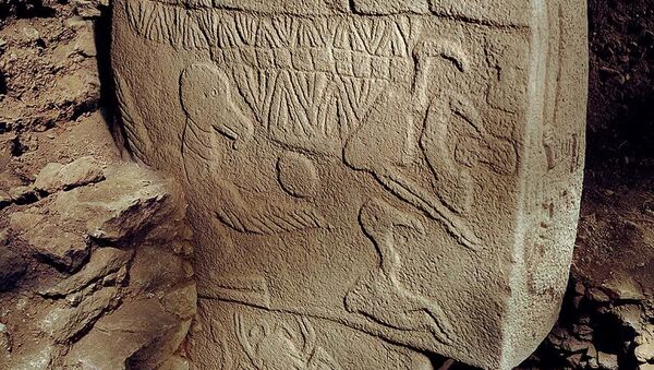 Фрагмент столба, найденного археологами в Гебекли