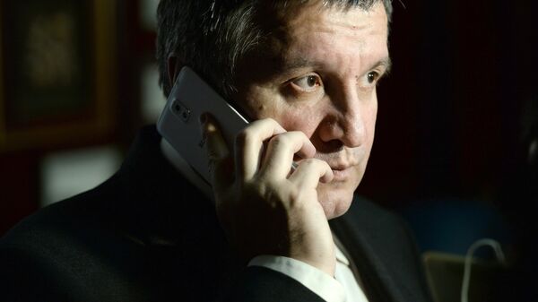 Министр внутренних дел Украины Арсен Аваков. Архивное фото.