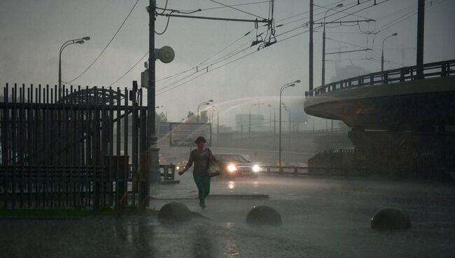 Дождь в Москве