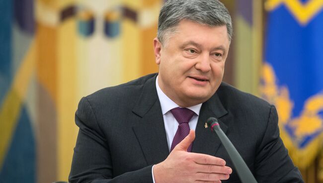 Президент Украины Петр Порошенко. Архивное фото