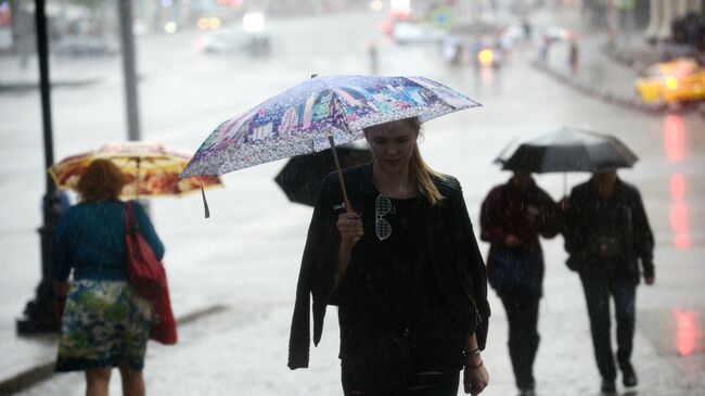 Дождь в Москве