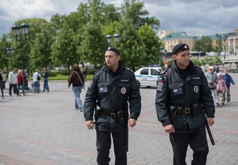 Патрулирование Александровского сада Патрулирование Александровского сада