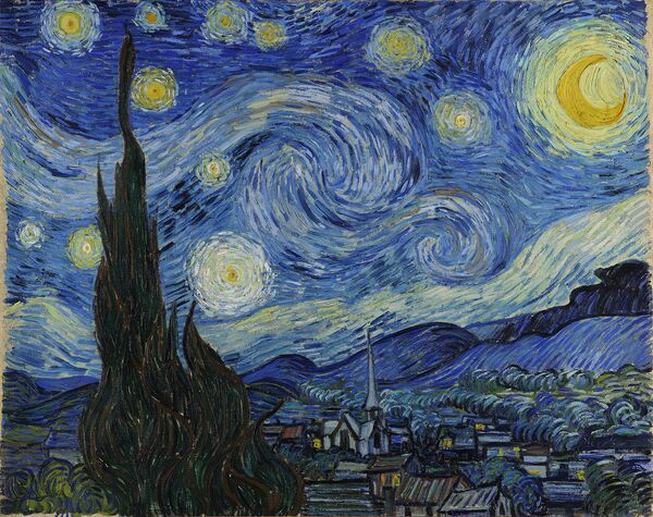 Винсент Ван Гог, Звездная ночь. 1889