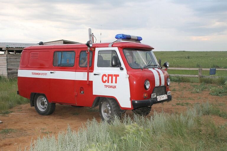 Спасательные работы на месте происшествия в Чесменском районе Челябинской области. 3 июля 2017