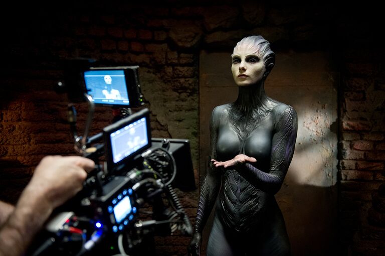 Съемки фильма Вратарь галактики Съемки фильма Вратарь галактики