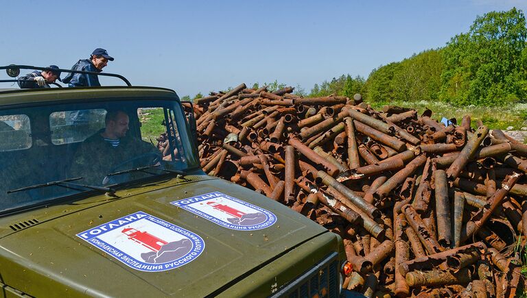 Весь металлолом, собранный волонтерами, будет вывезен с островов